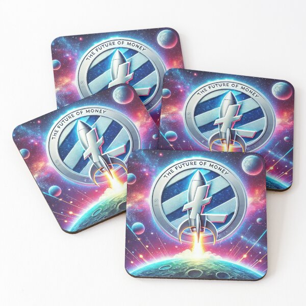 Item preview, Litecoin Rocket to the Moon - The Future of Money designed and sold by photoparadise22.