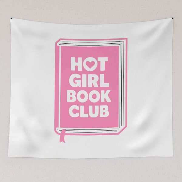 Item preview, Hot Girl Book Club! Funny Pink Reading Humor designed and sold by PMCreative.