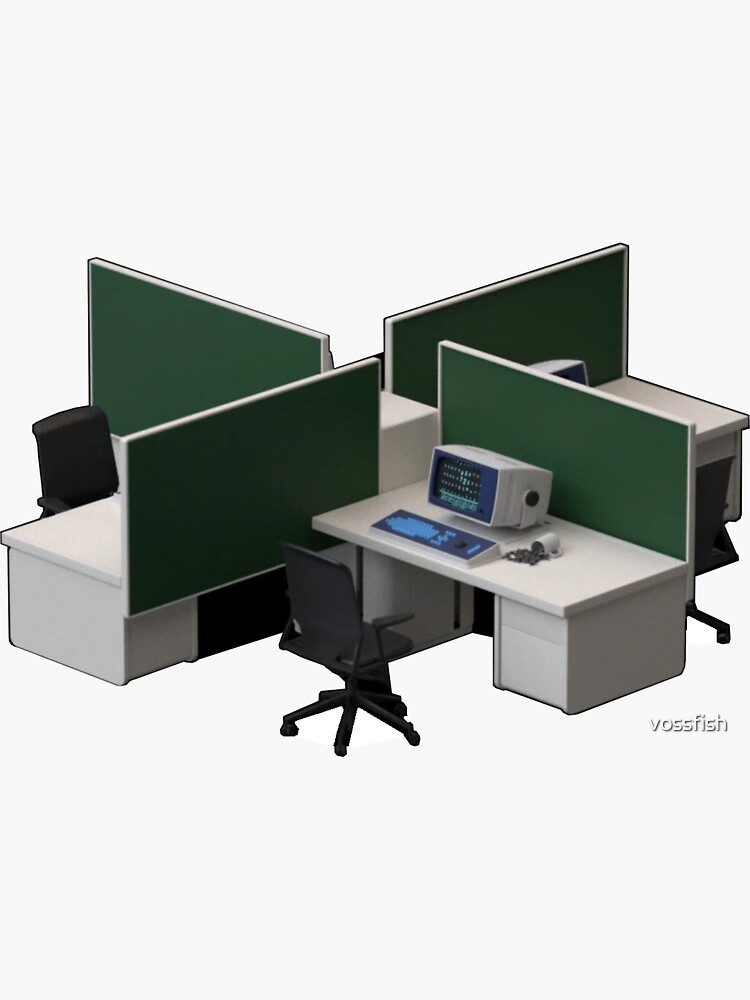 Thumbnail 3 von 3, Sticker, Abfindung - Macrodata Refinement Desks - Lumon designt und verkauft von vossfish.