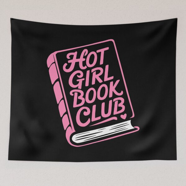 Item preview, Hot Girl Book Club! Funny Pink Reading Humor designed and sold by PMCreative.