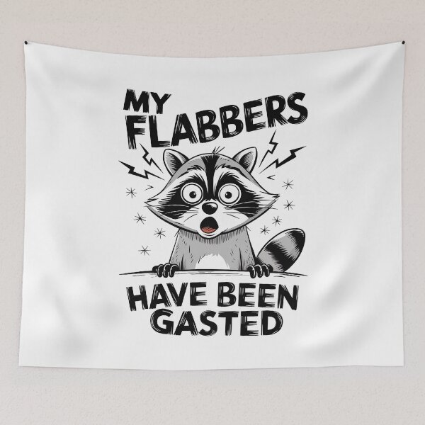 Item preview, My Flabbers Have Been Gasted designed and sold by Angry Swan Designs.