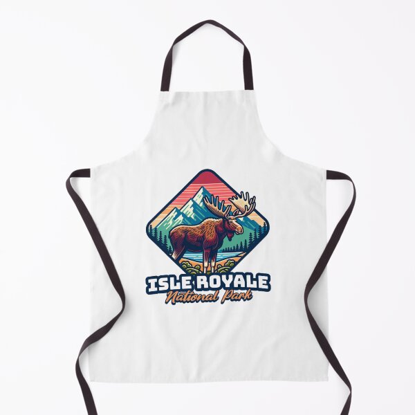 Artikelvorschau, Isle Royale Nationalpark Wyoming WY Elch Urlaub Geschenk entworfen und verkauft von Guarddogdrive.