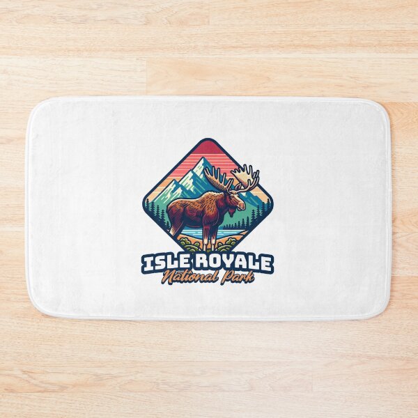Item preview, Isle Royale National Park Wyoming WY Moose Vacation Gift designed and sold by Guarddogdrive.