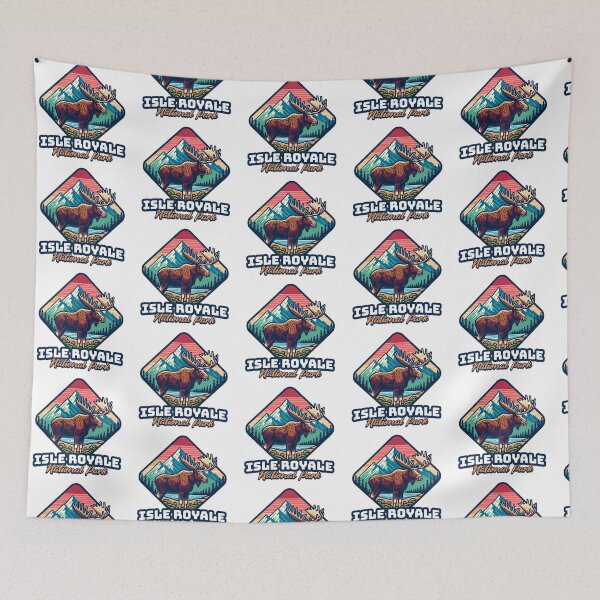 Item preview, Isle Royale National Park Wyoming WY Moose Vacation Gift designed and sold by Guarddogdrive.