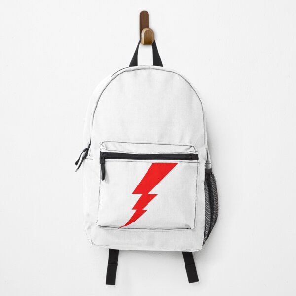Item preview, White And Red Geometric Shape Lightning Bolt designed and sold by TMBTM.