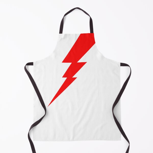 Item preview, White And Red Geometric Shape Lightning Bolt designed and sold by TMBTM.