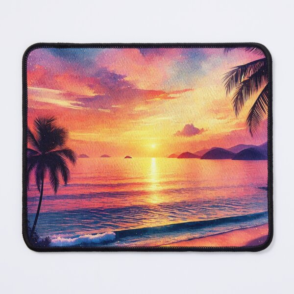Item preview, Latino Vistas: A Celebration in Vibrant AI Watercolors, Playa Dorada designed and sold by El-Idioma-Bros.