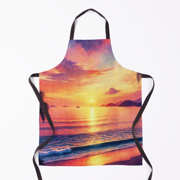 Item preview, Latino Vistas: A Celebration in Vibrant AI Watercolors, Playa Dorada designed and sold by El-Idioma-Bros.