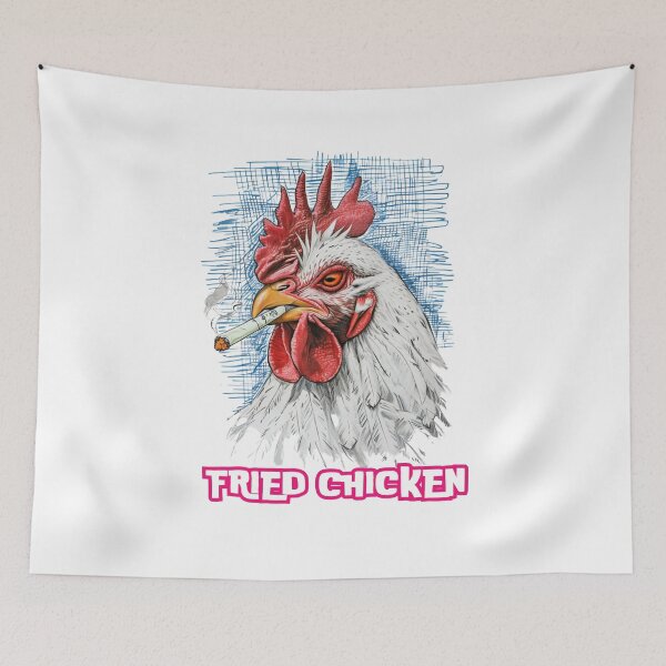 Item preview, Delicious Fried Chicken Art - Retro Food Lover's Design designed and sold by Colorful-Garden.