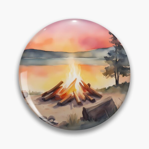 Item preview, Cozy Campfire Sunset designed and sold by CalmnessbyChoice.