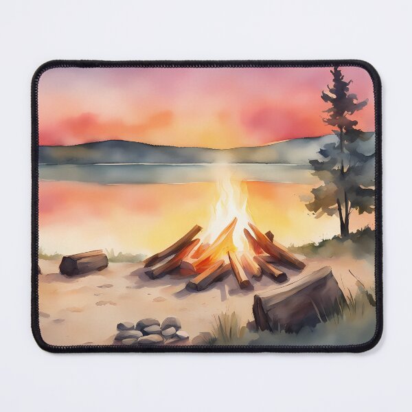Item preview, Cozy Campfire Sunset designed and sold by CalmnessbyChoice.