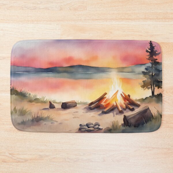Item preview, Cozy Campfire Sunset designed and sold by CalmnessbyChoice.