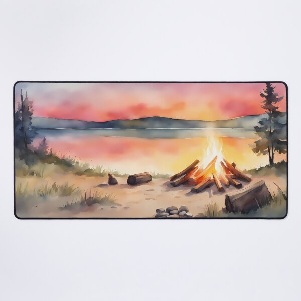 Item preview, Cozy Campfire Sunset designed and sold by CalmnessbyChoice.