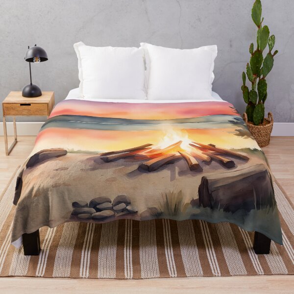 Item preview, Cozy Campfire Sunset designed and sold by CalmnessbyChoice.