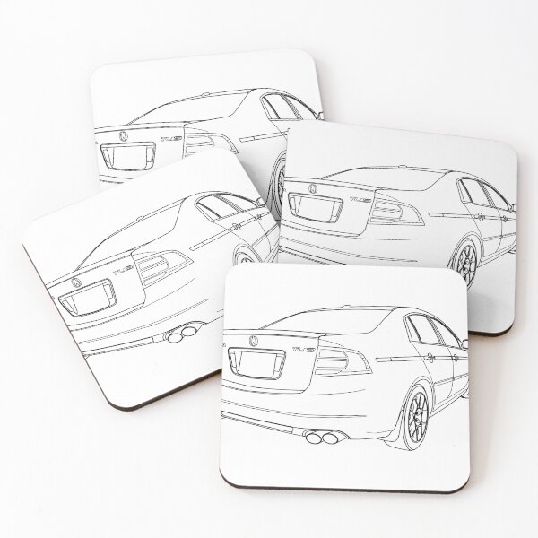 Artikelvorschau, Acura TL Type S (UA6) Strichzeichnungen entworfen und verkauft von shavingisboring.