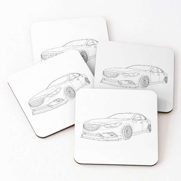 Item preview, Mazda Mazda6 (GJ) Line Art designed and sold by shavingisboring.
