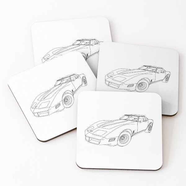 Item preview, C3 Corvette Line Art designed and sold by shavingisboring.