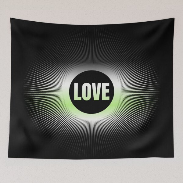 Item preview, Valentines Love, Agender pride flag graphic, Love Spiral Graphic, love, 14th February, Valentines Day, Self Love, Self Care, designed and sold by PrideBeProud.