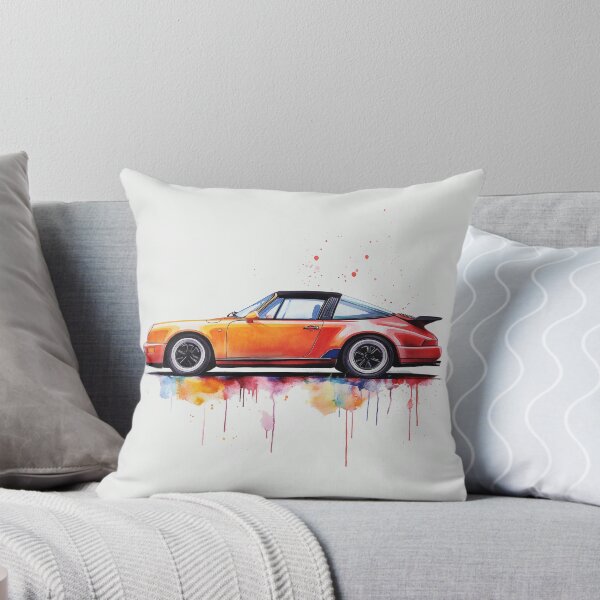Artikelvorschau, Vintage 911 964 Targa Aquarellmalerei entworfen und verkauft von blackdogshop.