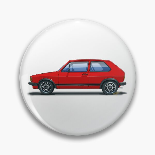 Item preview, Classic German Mk1 Hatchback Color Illustration designed and sold by shavingisboring.