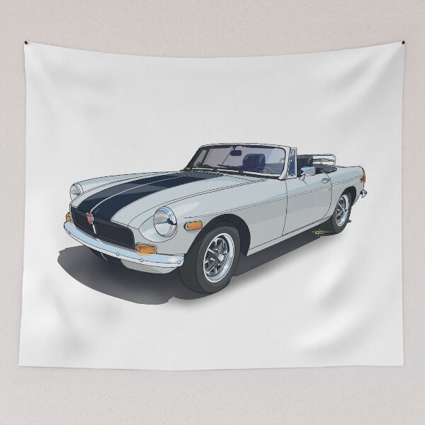 Item preview, MG MGB Color Illustration designed and sold by shavingisboring.