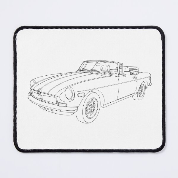 Item preview, MG MGB Line Art designed and sold by shavingisboring.