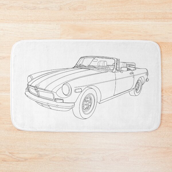 Item preview, MG MGB Line Art designed and sold by shavingisboring.