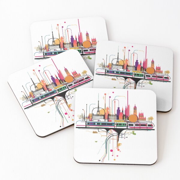 Item preview, Artistic paris metro map designed and sold by matixxx.