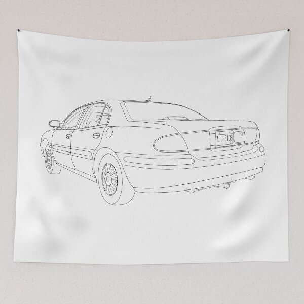 Item preview, Buick LeSabre Line Art designed and sold by shavingisboring.