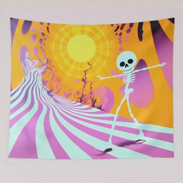 Item preview, Dance Like No One Is Watching. Funny camp skeleton. designed and sold by Shoot-The-Moon.