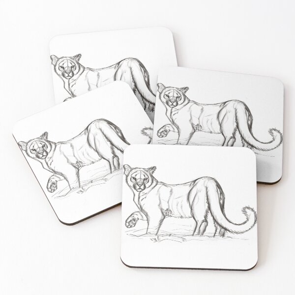 Item preview, GYAAATTTTT Cat - Puma sketch designed and sold by lydia.oconnor.creations.