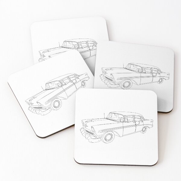 Item preview, 1956 Bel Air Line Art designed and sold by shavingisboring.