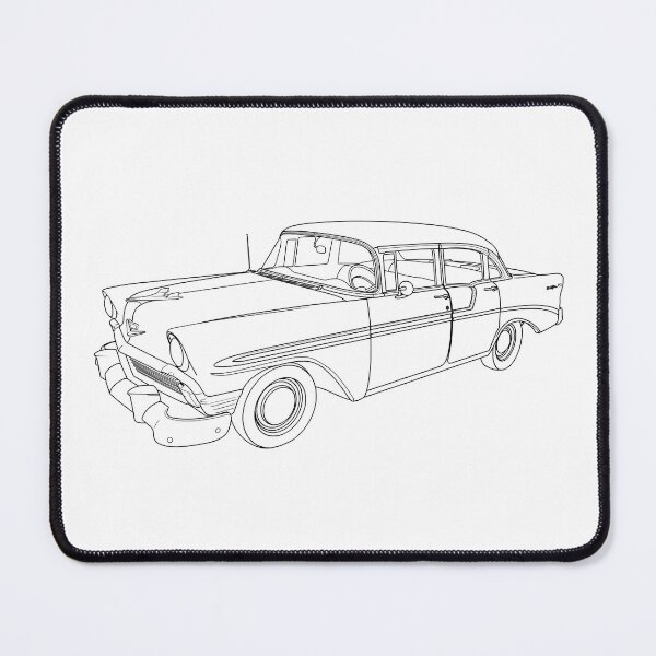 Item preview, 1956 Bel Air Line Art designed and sold by shavingisboring.
