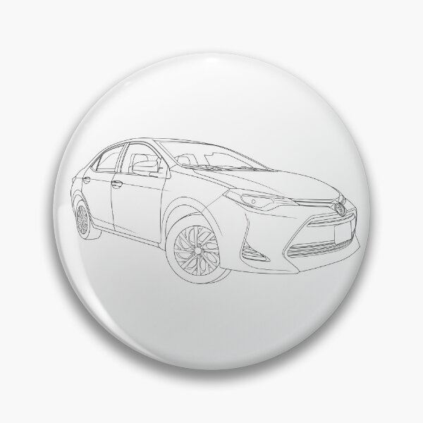 Item preview, Toyota Corolla E170 Line Art designed and sold by shavingisboring.