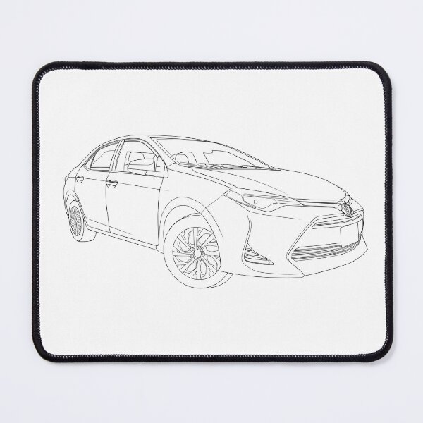 Item preview, Toyota Corolla E170 Line Art designed and sold by shavingisboring.