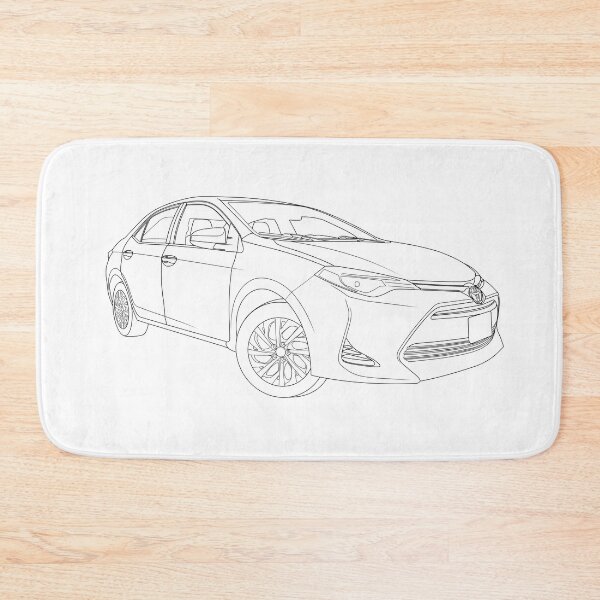 Item preview, Toyota Corolla E170 Line Art designed and sold by shavingisboring.