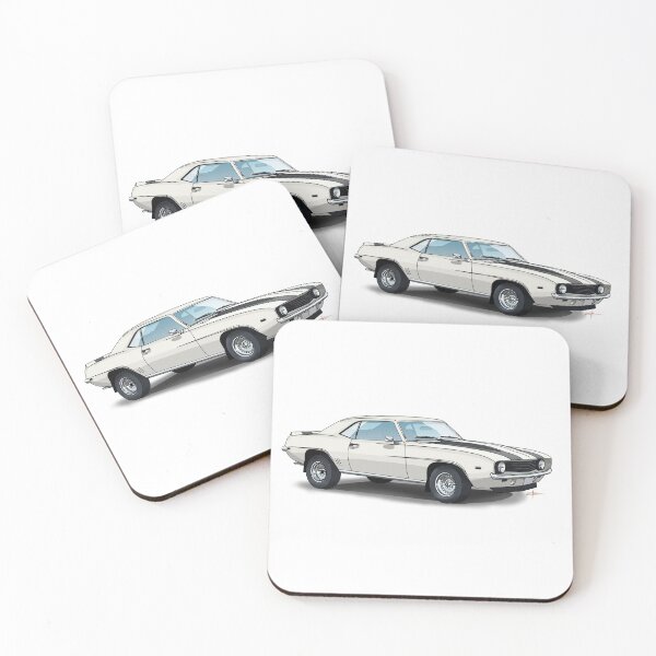 Item preview, White Chevrolet Camaro Color Illustration designed and sold by shavingisboring.