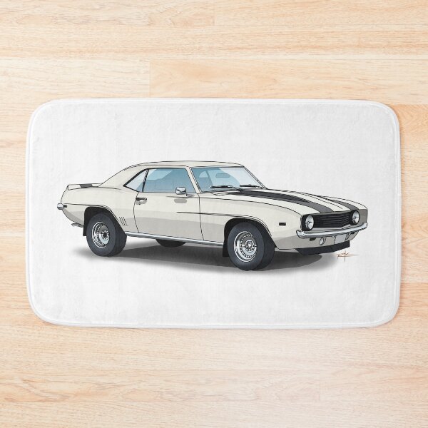 Item preview, White Chevrolet Camaro Color Illustration designed and sold by shavingisboring.