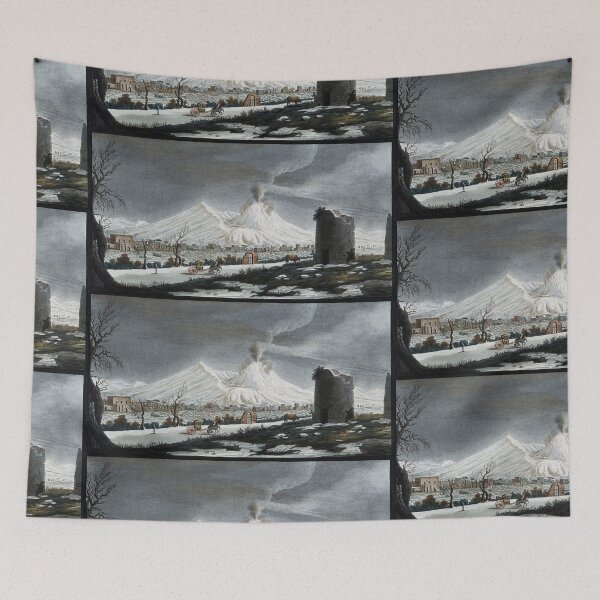 Item preview, Campi phlegraei Mount Vesuvius in winter, covered with snow designed and sold by TeeARTHY.
