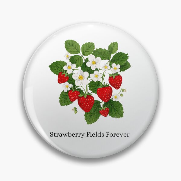 Item preview, Strawberry Fields Forever designed and sold by ClassicInkPress.
