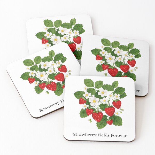 Item preview, Strawberry Fields Forever designed and sold by ClassicInkPress.
