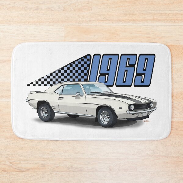 Item preview, 1969 Chevy Camaro Illustration with Year designed and sold by shavingisboring.