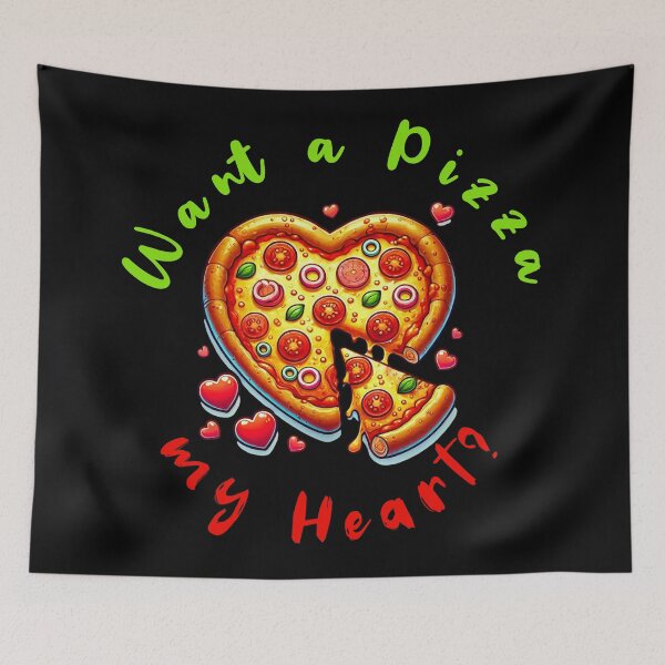 Item preview, Valentine's Day - Want a PIZZA MY HEART? designed and sold by nature. electrified..