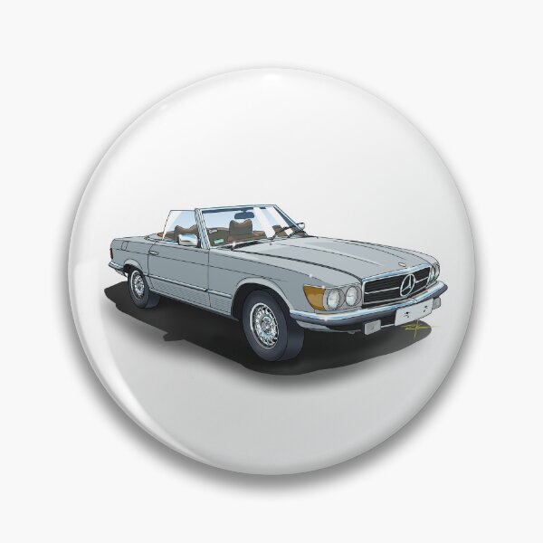 Item preview, Mercedes 450SL (R107) Color Illustration designed and sold by shavingisboring.