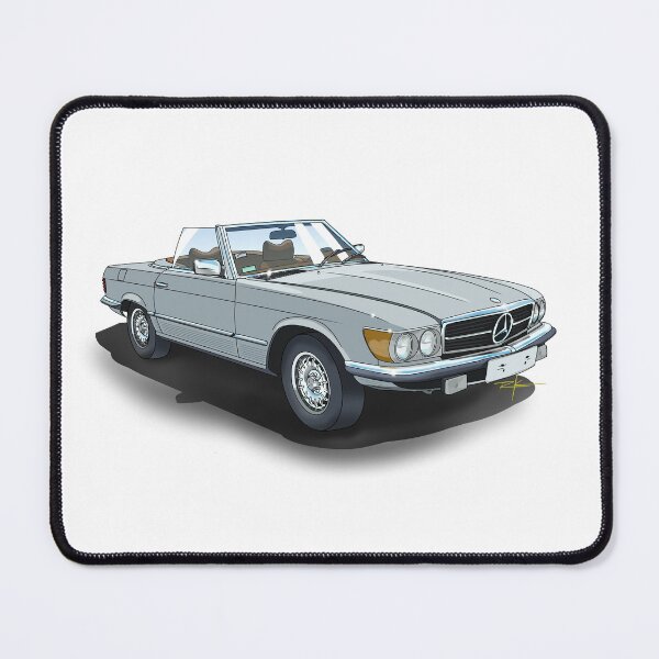 Item preview, Mercedes 450SL (R107) Color Illustration designed and sold by shavingisboring.