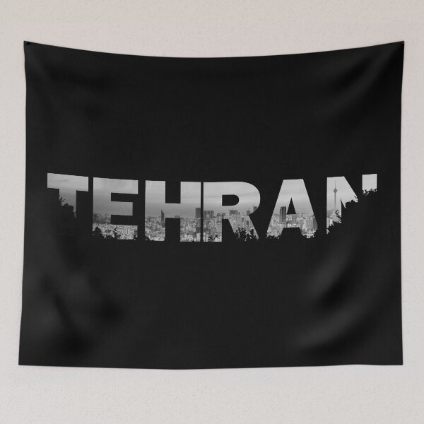Item preview, Cityscape of Tehran, the skyline, and Milad Tower designed and sold by Farzad Designs.