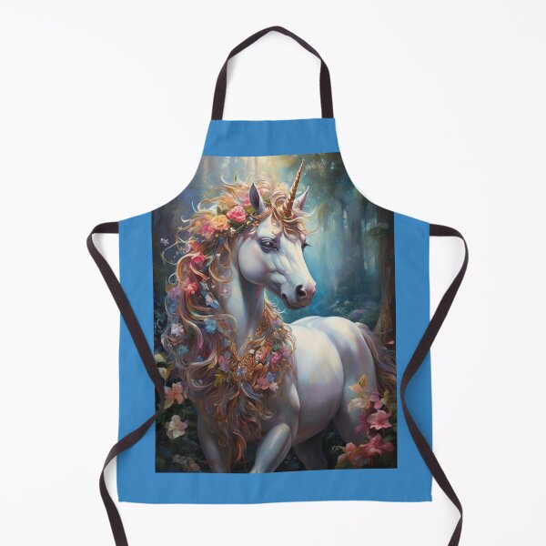 Item preview, Enchanted Fantasy Unicorn with Floral Mane designed and sold by KilianSzmid.