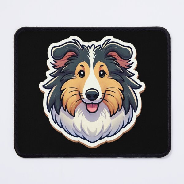 Item preview, Smooth Collie Head designed and sold by ArtistEmbrace.