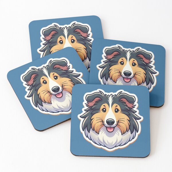 Item preview, Smooth Collie Head  designed and sold by ArtistEmbrace.