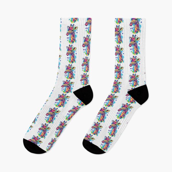 Item preview, Colorful Giraffe designed and sold by NicolasGlowArt.